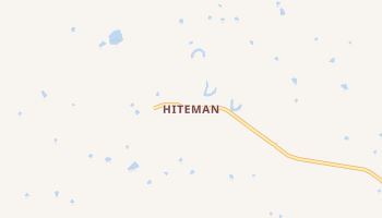 Hiteman, Iowa map