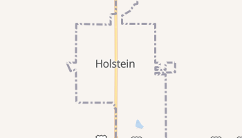 Holstein, Iowa map