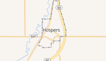 Hospers, Iowa map