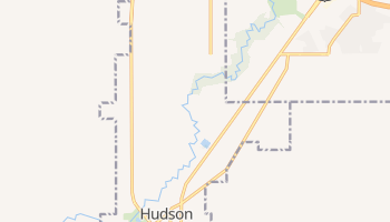 Hudson, Iowa map