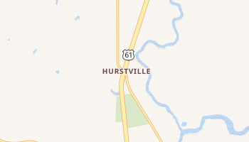 Hurstville, Iowa map