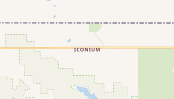Iconium, Iowa map