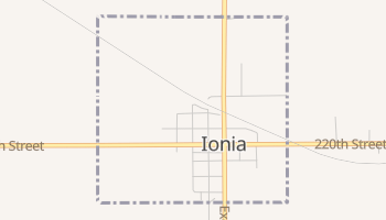 Ionia, Iowa map