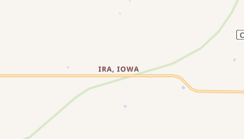 Ira, Iowa map