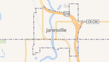 Janesville, Iowa map
