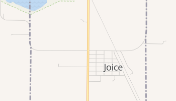 Joice, Iowa map