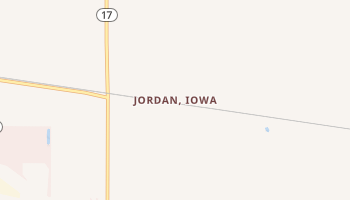 Jordan, Iowa map