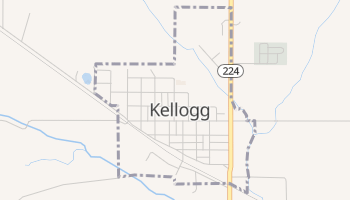 Kellogg, Iowa map