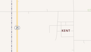 Kent, Iowa map