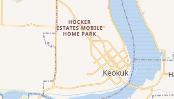 Keokuk, Iowa map