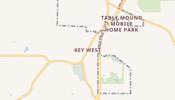 Key West, Iowa map