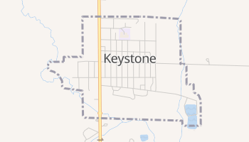 Keystone, Iowa map