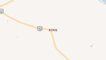 King, Iowa map