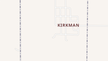 Kirkman, Iowa map