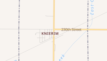 Knierim, Iowa map
