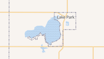 Lake Park, Iowa map