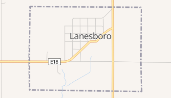Lanesboro, Iowa map
