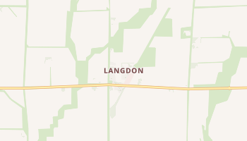 Langdon, Iowa map