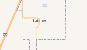 Latimer, Iowa map