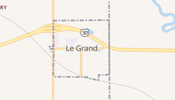 Le Grand, Iowa map