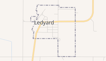 Ledyard, Iowa map