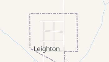 Leighton, Iowa map
