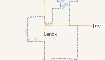 Lenox, Iowa map
