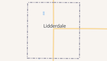 Lidderdale, Iowa map