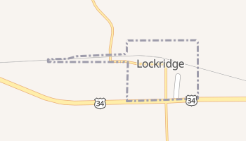 Lockridge, Iowa map