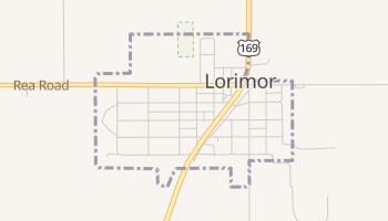 Lorimor, Iowa map