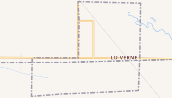 Lu Verne, Iowa map