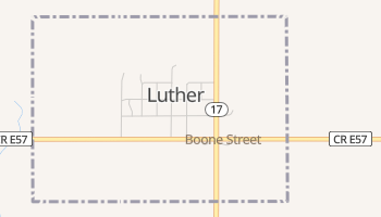 Luther, Iowa map