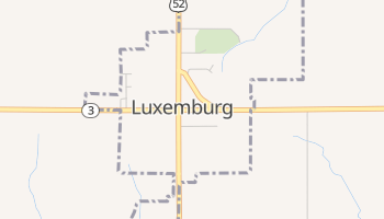 Luxemburg, Iowa map