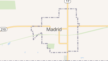 Madrid, Iowa map