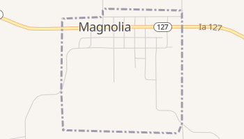 Magnolia, Iowa map