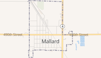 Mallard, Iowa map