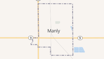 Manly, Iowa map