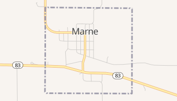 Marne, Iowa map