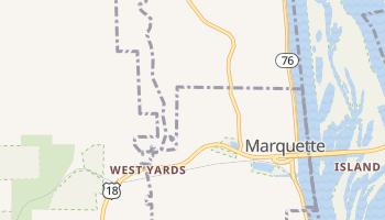 Marquette, Iowa map