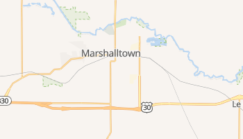 Marshalltown, Iowa map