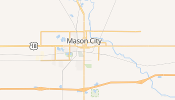 Mason City, Iowa map