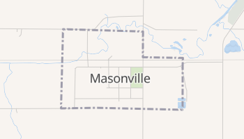 Masonville, Iowa map