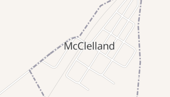 McClelland, Iowa map