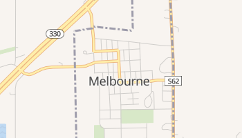 Melbourne, Iowa map