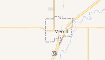 Merrill, Iowa map