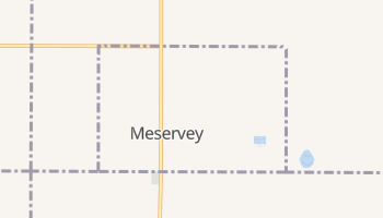 Meservey, Iowa map