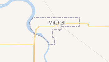 Mitchell, Iowa map
