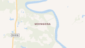 Moingona, Iowa map