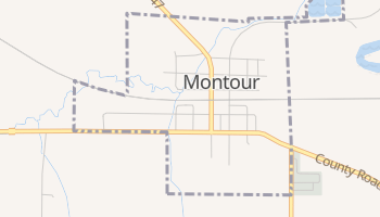Montour, Iowa map