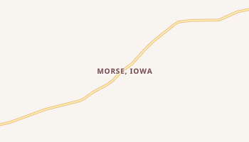 Morse, Iowa map
